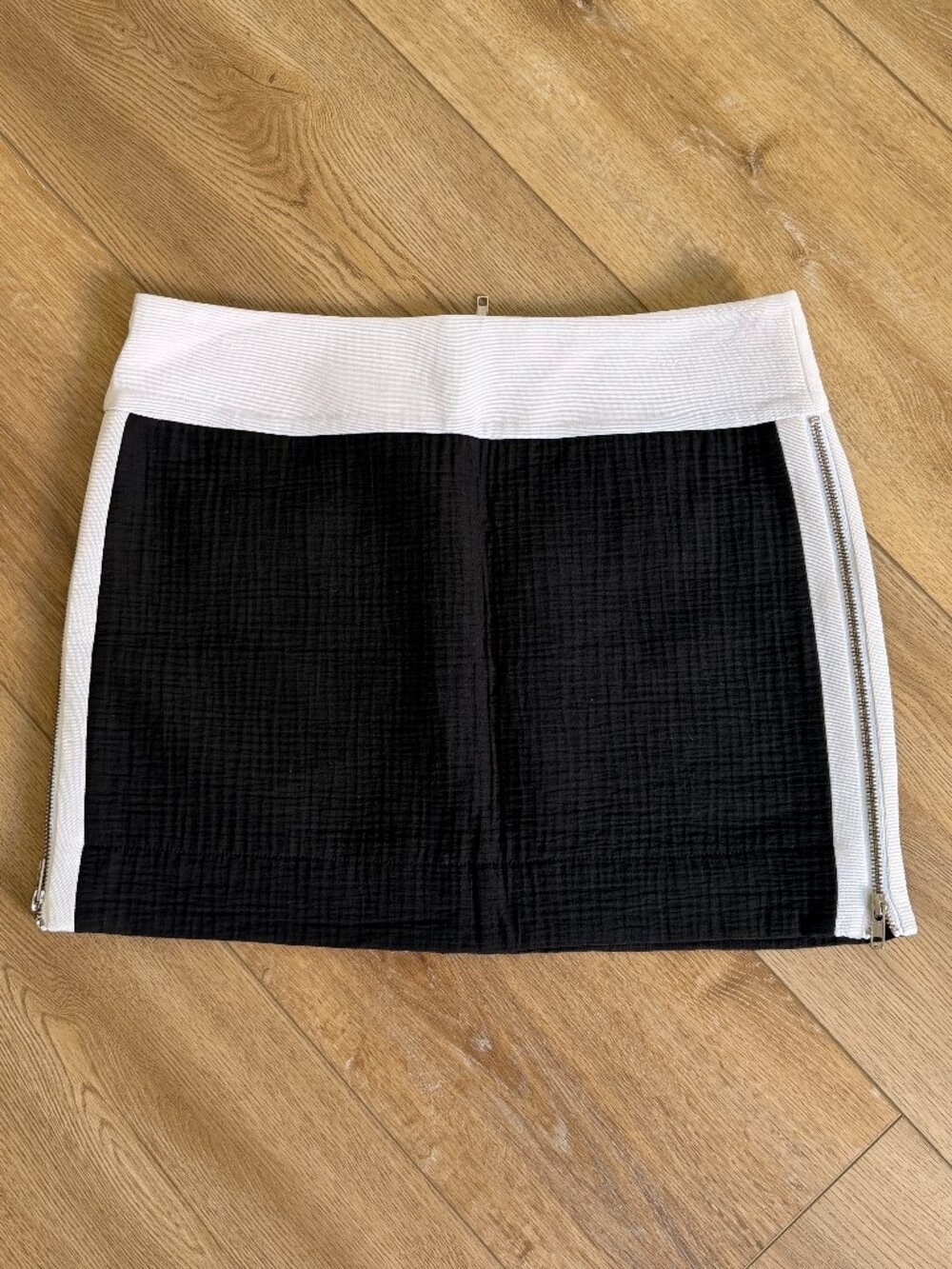 HELMUT LANG Rafter Cotton Mini Skirt 8